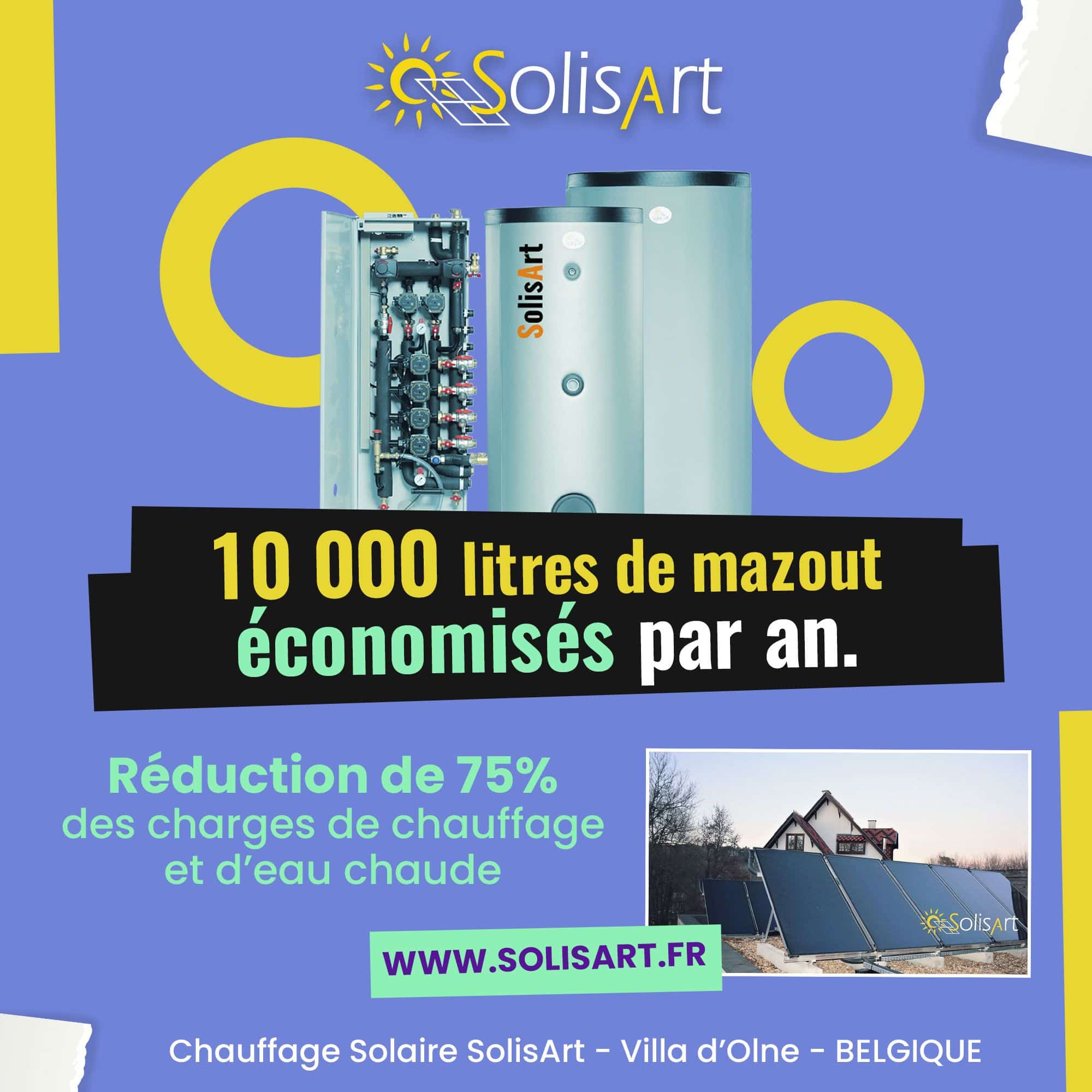 chauffage solaire en belgique